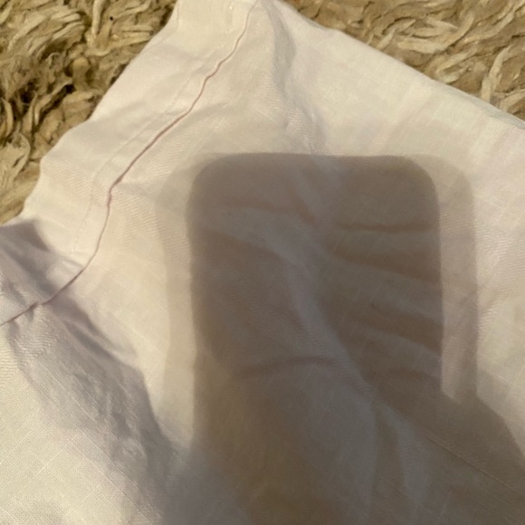 Izod Saltwater Mens XXL White Pink Hue Shirt Short Sleeve Button -down Light - Picture 3 of 6